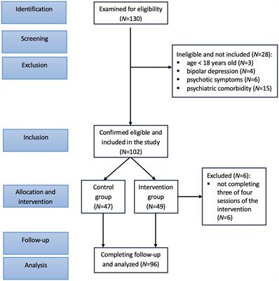 In-person psychoeducational intervention to reduce rehospitalizations and improve the clinical course of major depressive disorder: a non-randomized pilot study